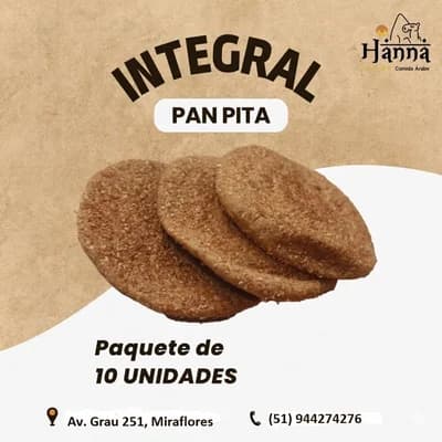 Pan Pita Integral